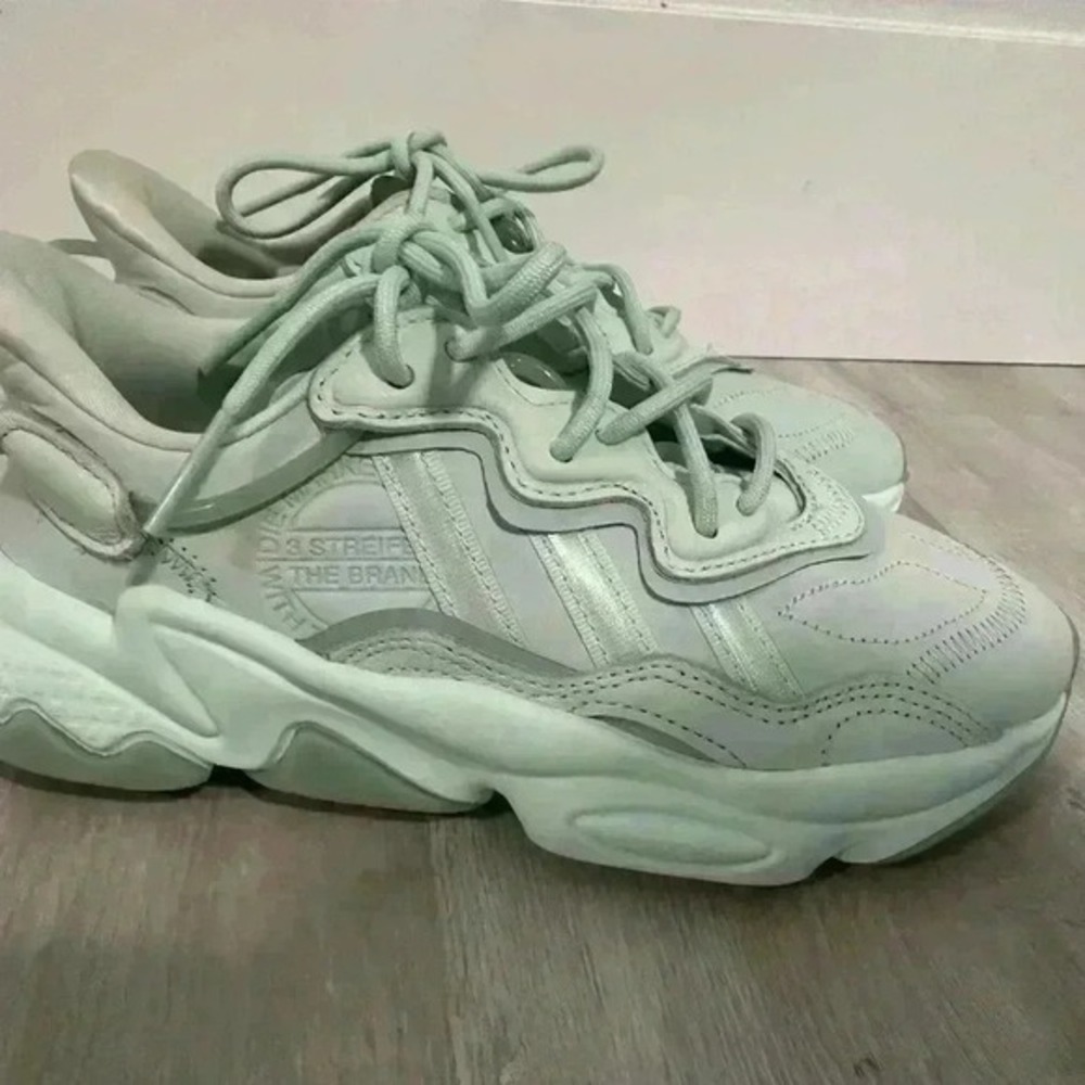 Adidas Ozworld Ozweego Celadon Mint Green Women's Casual Sneakers Shoes sz 5 - Picture 6 of 9